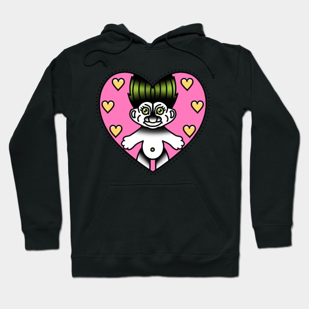 Cutesy Troll Doll Hoodie by drawingsbydarcy